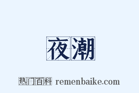 夜潮是什么意思的图片